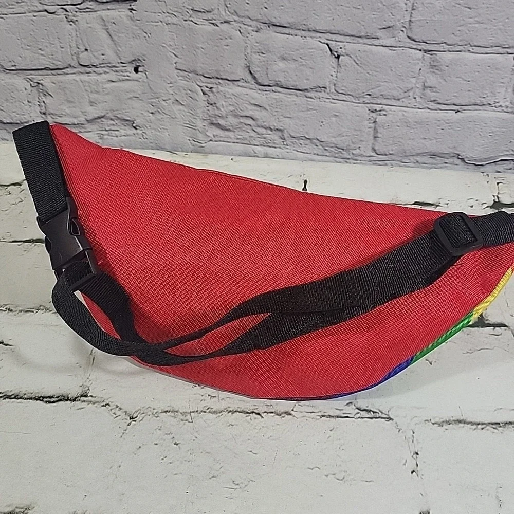 Lagunitas Brewing Rainbow‎ Striped Fannypack Waist Hip Bag Advertising Promo